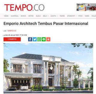 Ulasan Media TEMPO.co - Emporio Architect Tembus Pasar Internasional