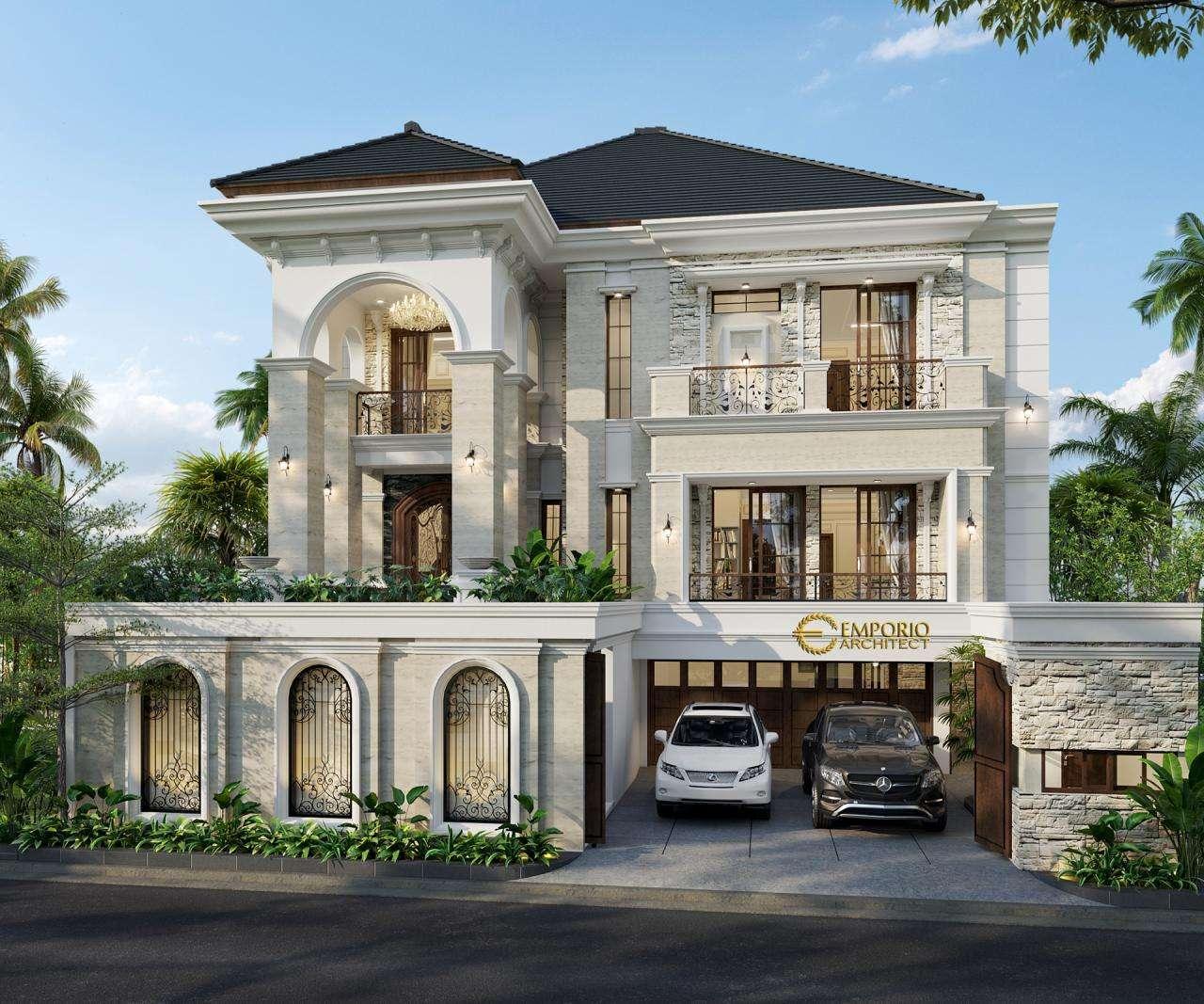 5 Desain Rumah Klasik 3 Lantai karya Emporio Architect Tahun 2020