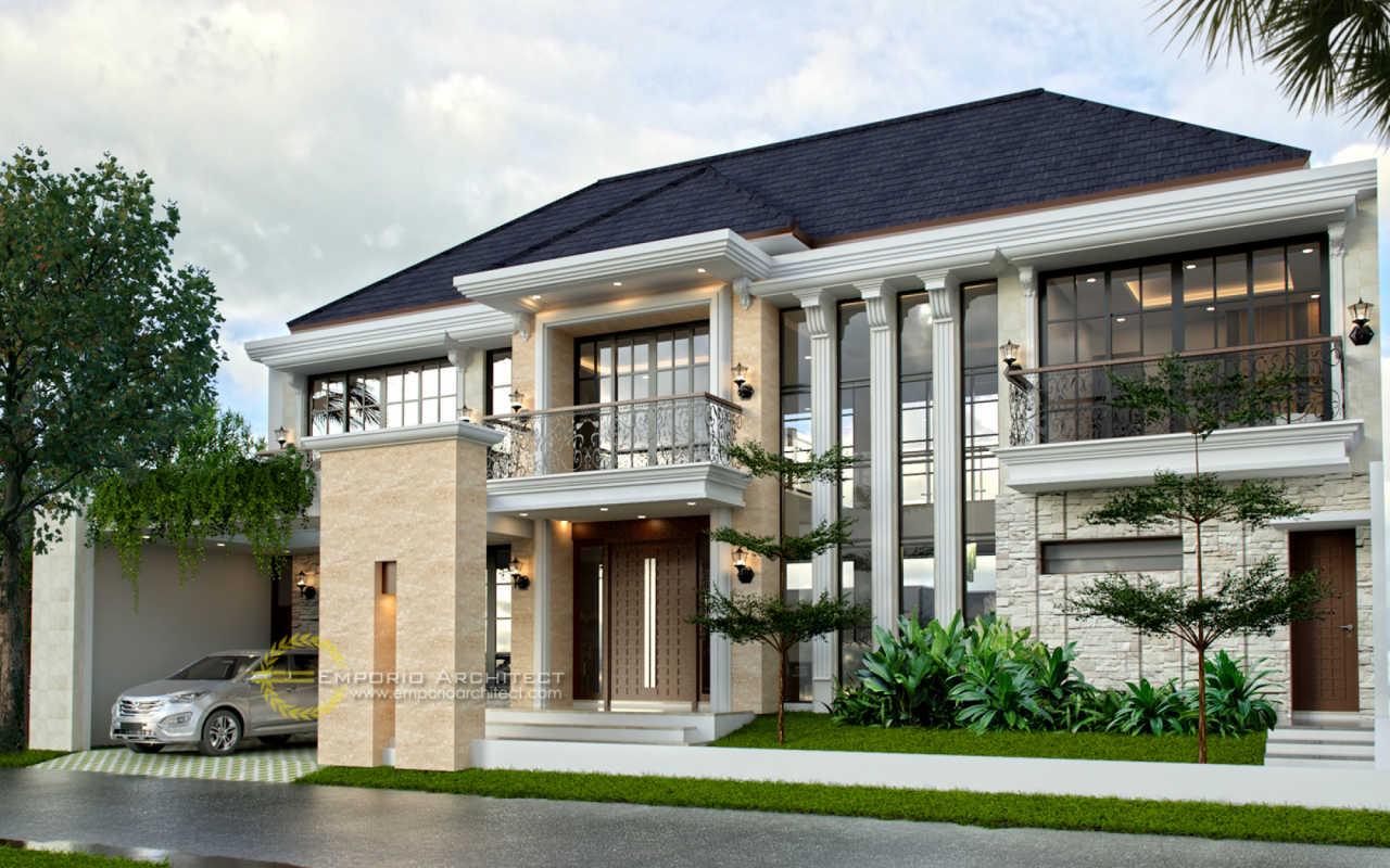 Desain Rumah Mewah Bergaya Klasik di Jogja, Jawa Tengah