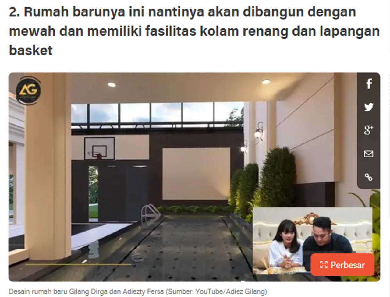 Ulasan Media liputan6.com - 7 Potret Desain Rumah Baru Gilang Dirga, Tiga Lantai Bergaya Mediteran Tropis 3 3