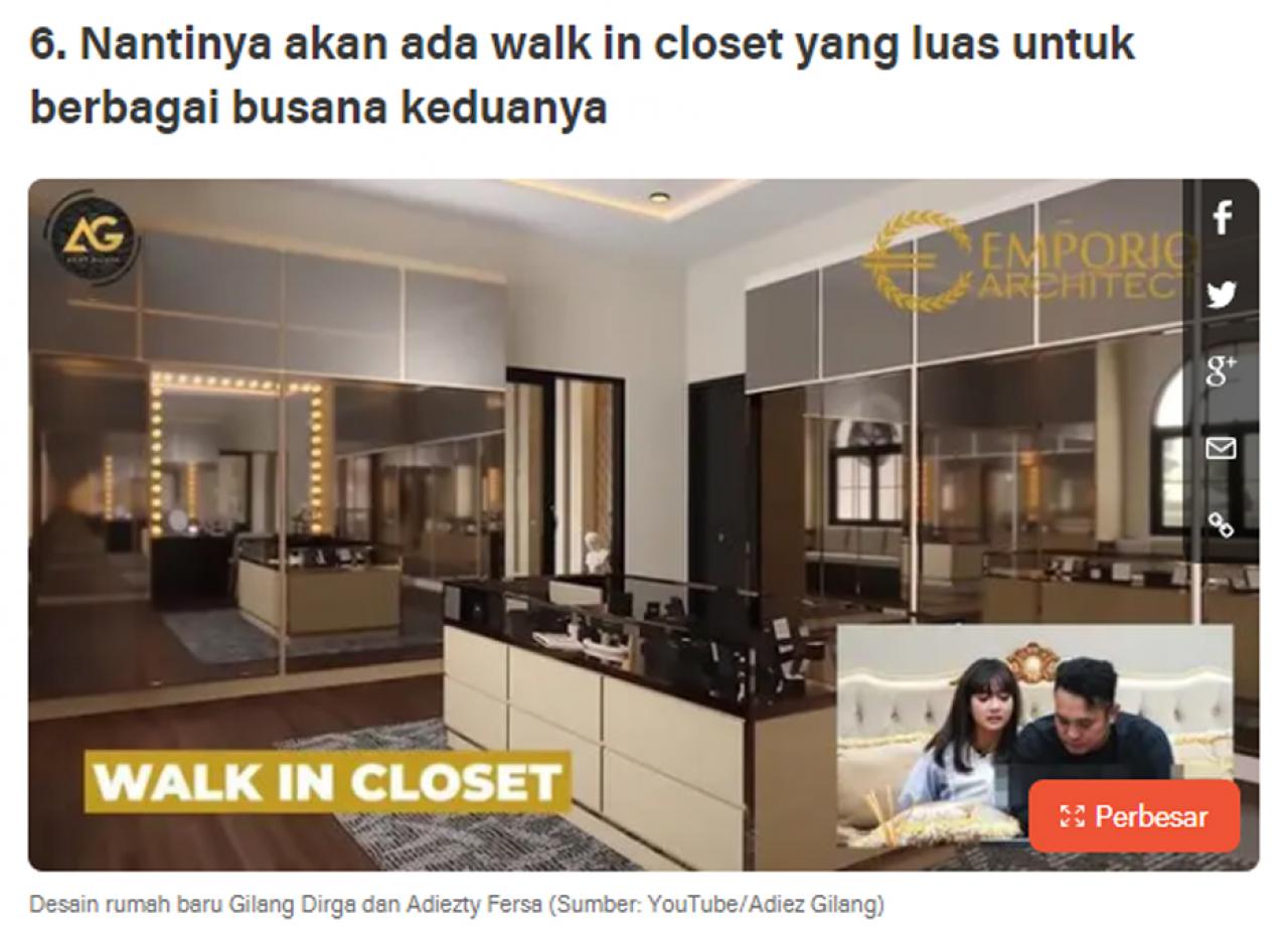 Ulasan Media liputan6.com - 7 Potret Desain Rumah Baru Gilang Dirga, Tiga Lantai Bergaya Mediteran Tropis 7 7