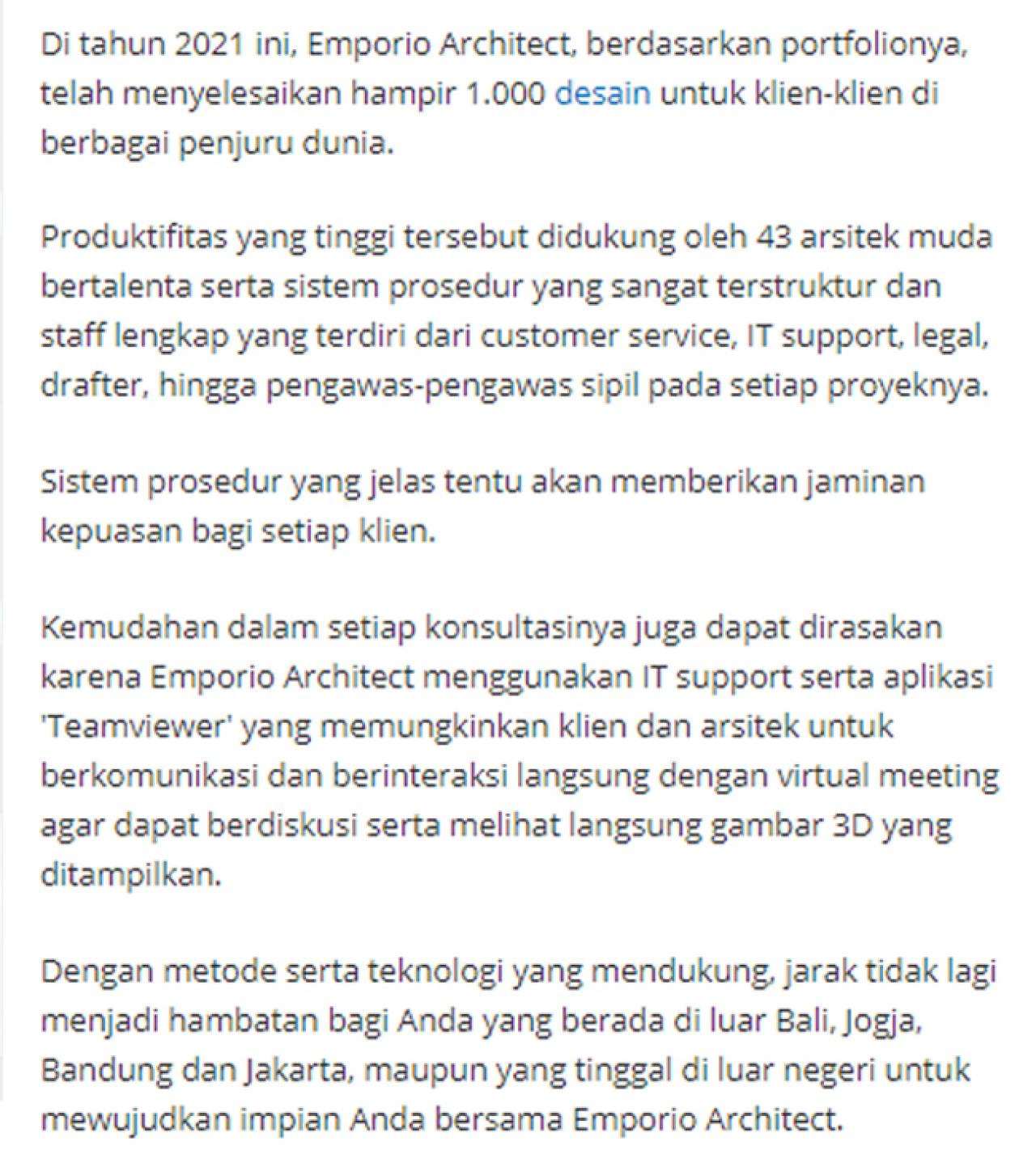 Ulasan Media TribunJakarta.com - Wujudkan Hunian Impian Bersama Emporio Architect, Karya Anak Bangsa yang Sukses Tembus Internasional 5 5