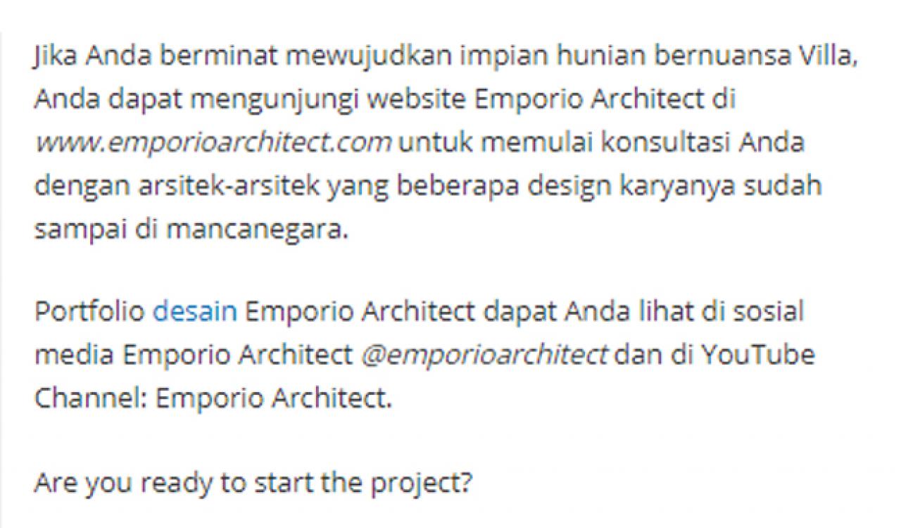 Ulasan Media TribunJakarta.com - Wujudkan Hunian Impian Bersama Emporio Architect, Karya Anak Bangsa yang Sukses Tembus Internasional 6 6