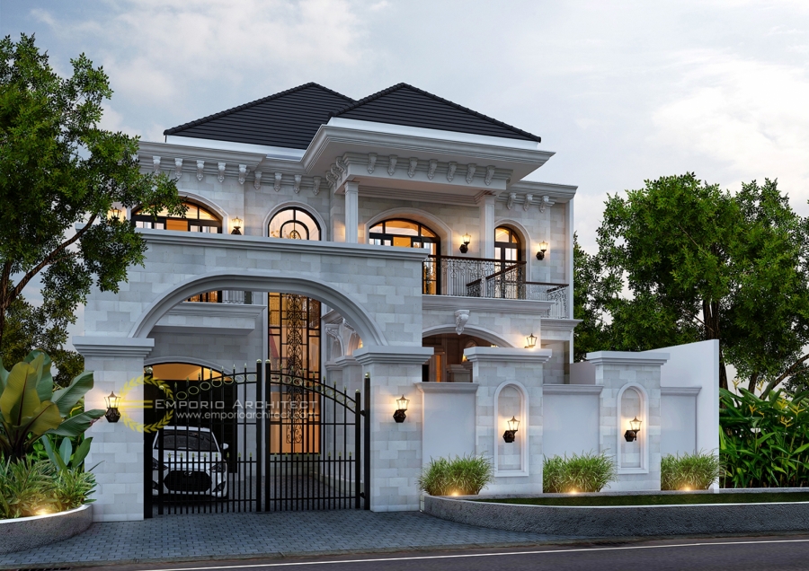 Desain Rumah Mewah Style Klasik Dan Mediteran Tropis Di Jakarta Jasa