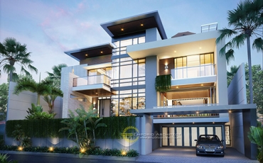 10 Desain Rumah Modern Tropis Terbaik