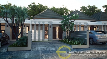 Desain Perumahan Style Villa Bali Tropis