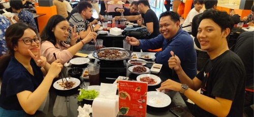 Makan Bersama di Phochajjang Korean BBQ di Renon, Denpasar, Bali