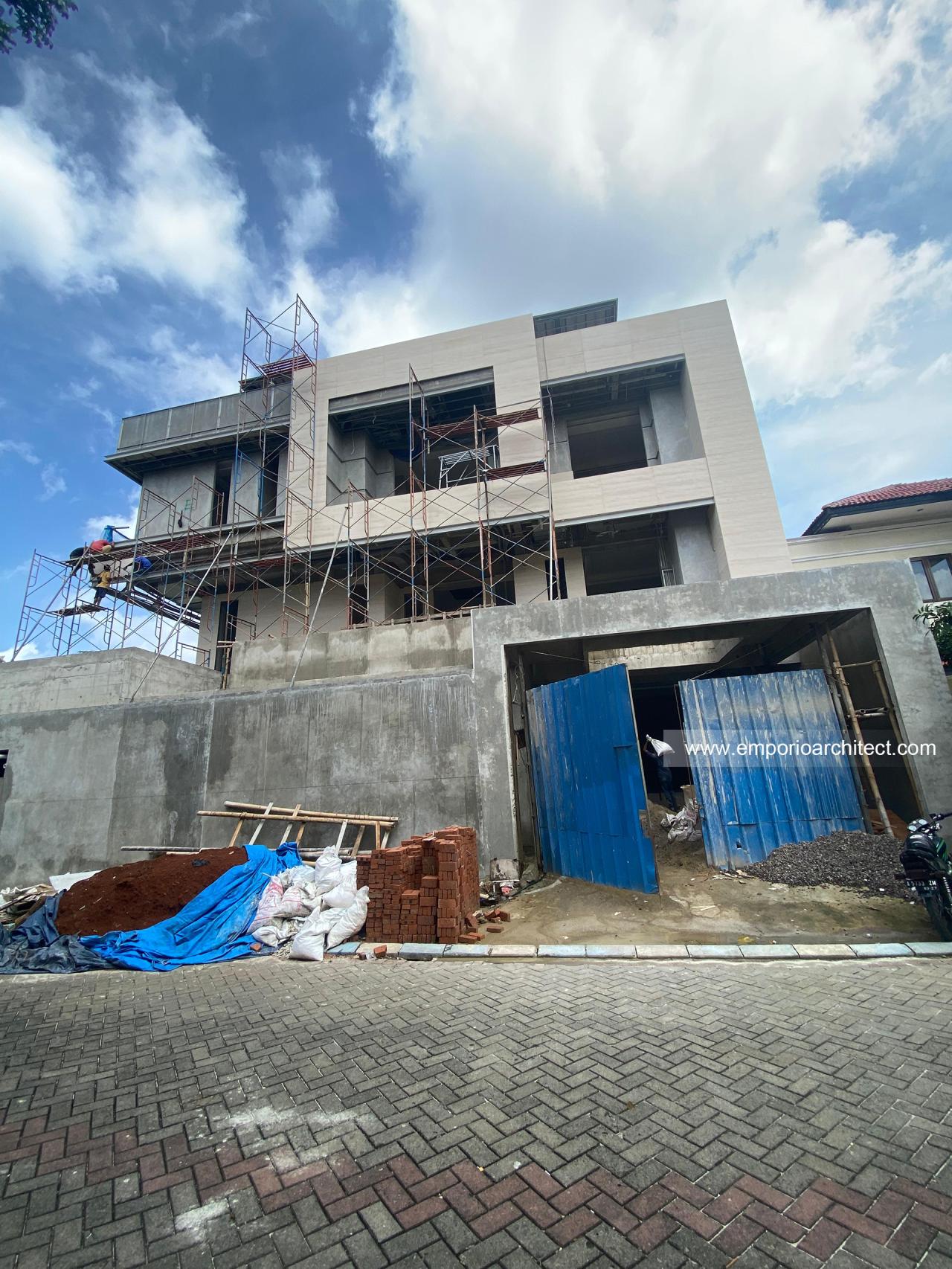 Progress Pembangunan Rumah Bapak WLM di PIK, Jakarta Utara