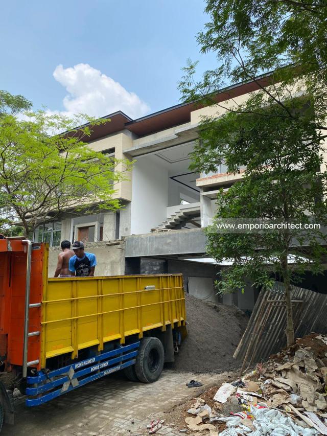 Progress Pembangunan Rumah Bapak BBG di BSD, Tangerang Selatan, Banten