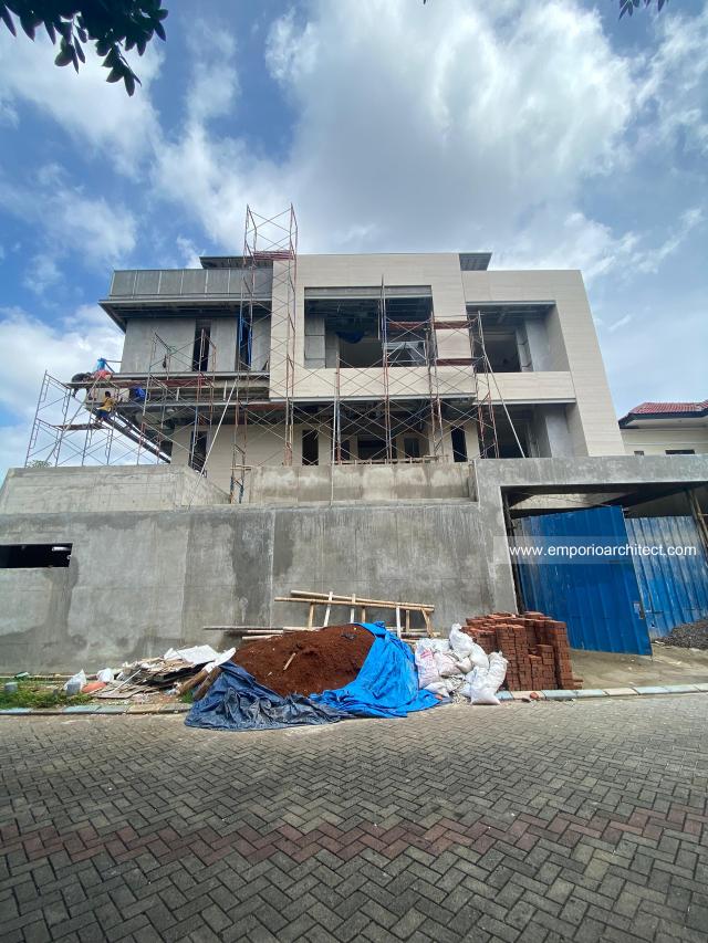 Progress Pembangunan Rumah Bapak WLM di PIK, Jakarta Utara