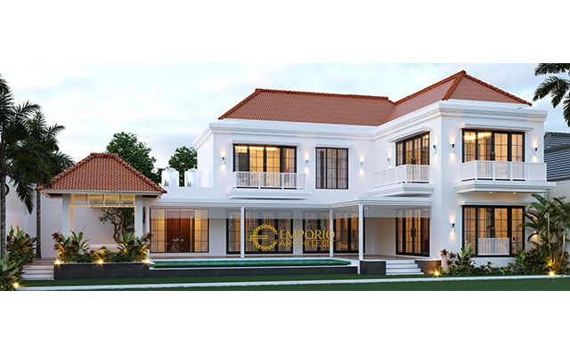 Desain American Style Luxurious Villa 2 Lantai Mr. Vinni di  Kerobokan, Badung, Bali