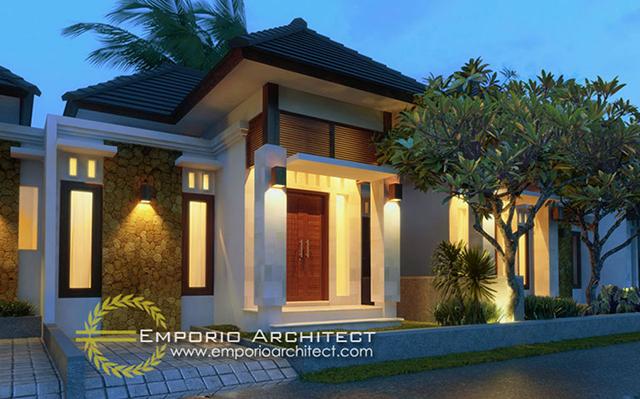 Desain Bali Bagus Residence Style Villa Bali 1 Lantai di  Bandung