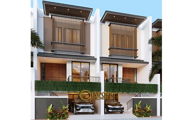 Desain Cluster Modern 3 Lantai Royale Indah Kapuk Cengkareng di  Jakarta Barat