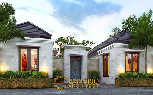 Desain Guest House Villa Bali 1 Lantai Bapak Wahyu di  Malang