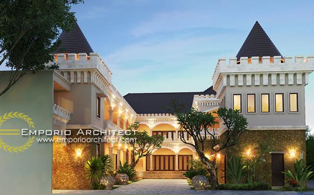 Desain Hotel Villa Bali 2 Lantai Bapak Yudi di  Denpasar, Bali