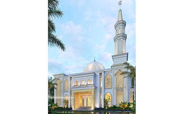 Desain Masjid Al Falah Style Classic 3 Lantai  di  Brebes, Jawa Tengah