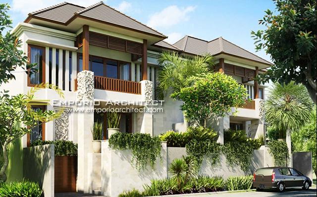 Desain Perumahan Villa Bali 2 Lantai Bapak Elias di  Yogyakarta