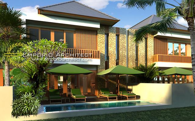 Desain Perumahan Villa Bali 2 Lantai Lestari Living di  Kerobokan, Bali