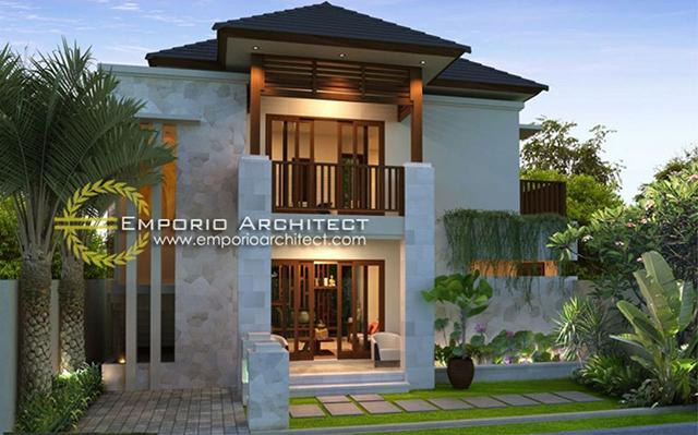 Desain Rumah Villa Bali 2 Lantai Ibu Agung Arini di  Denpasar, Bali