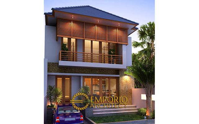 Desain Rumah Villa Bali 2 Lantai Bapak Ari Sundoro di  Denpasar, Bali