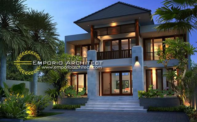 Desain Rumah Villa Bali 2 Lantai Bapak Artana di  Denpasar, Bali