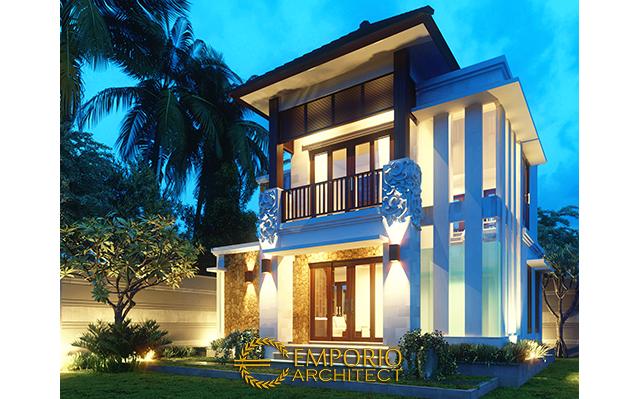 Desain Rumah Villa Bali 2 Lantai Bapak Agus di  Denpasar, Bali