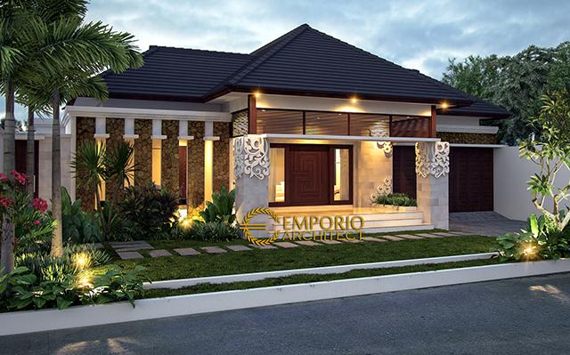 Desain Rumah Villa Bali 1 Lantai Bapak Farman Ali di  Jawa Timur