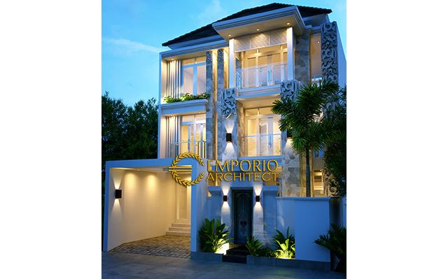 Desain Rumah Villa Bali 3 Lantai Bapak Ibnu Hadi di  Jakarta