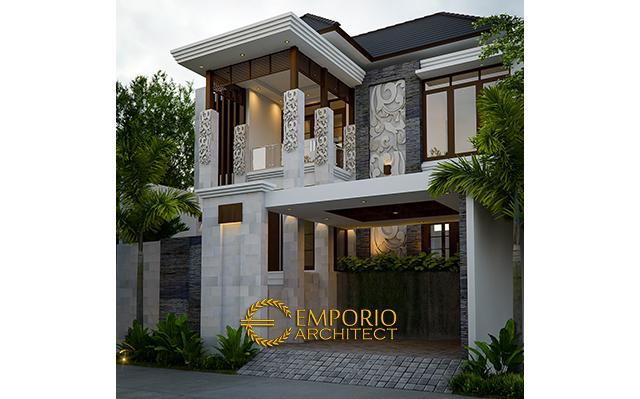 Desain Rumah Villa Bali 2 Lantai Bapak Irfan di  Jakarta