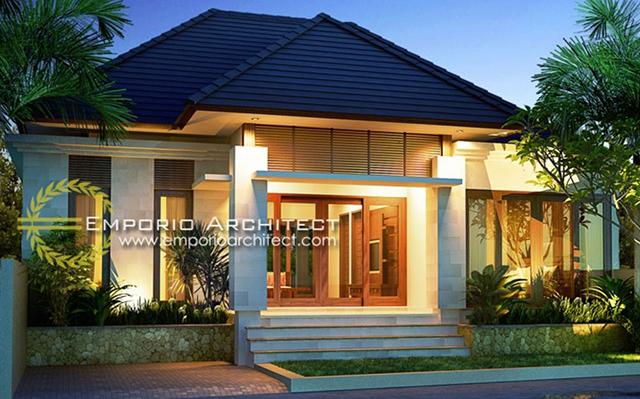 Desain Rumah Villa Bali 1 Lantai Bapak Basuki di  Lombok