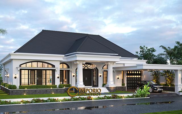 Desain Rumah Classic 1 Lantai Bapak Sulthan di  Palembang, Sumatera Selatan