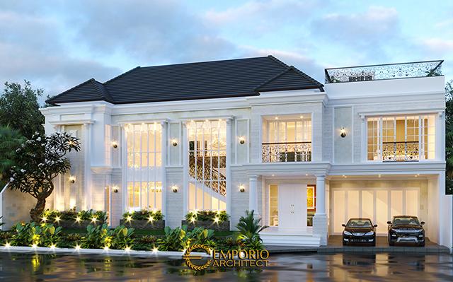 Desain Rumah Classic 2 Lantai Bapak Anto di  Bandung, Jawa Barat