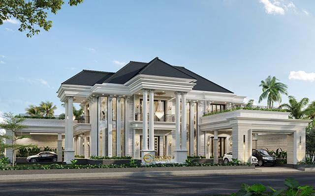 Desain Rumah Classic 2 Lantai Ibu Sari di  Aceh