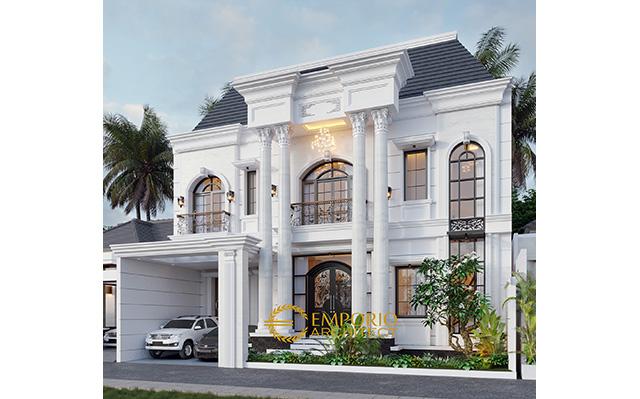 Desain Rumah Classic 2 Lantai Ibu Alina di  Badung, Bali