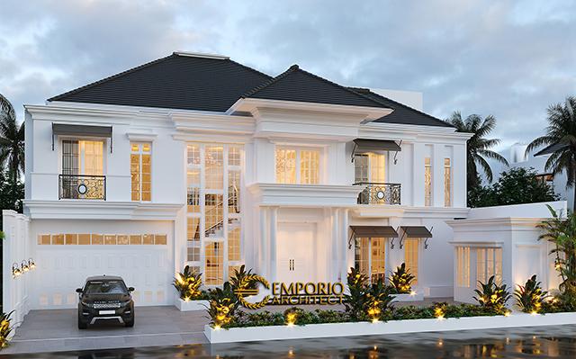 Desain Rumah Classic Modern 2 Lantai Ibu J di  Semarang, Jawa Tengah