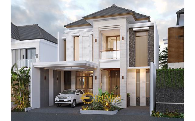 Desain Rumah dan Kost Modern 2 Lantai Ibu Wenny di  Jakarta