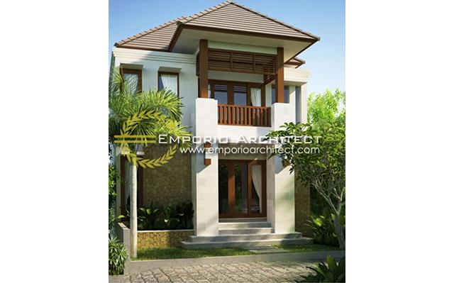 Desain Rumah Villa Bali 2 Lantai Ibu Dwi di  Denpasar, Bali