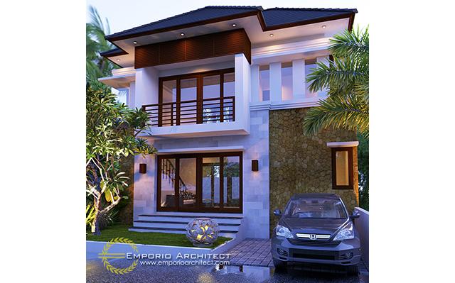 Desain Rumah Villa Bali 2 Lantai Ibu Aik di  Denpasar, Bali