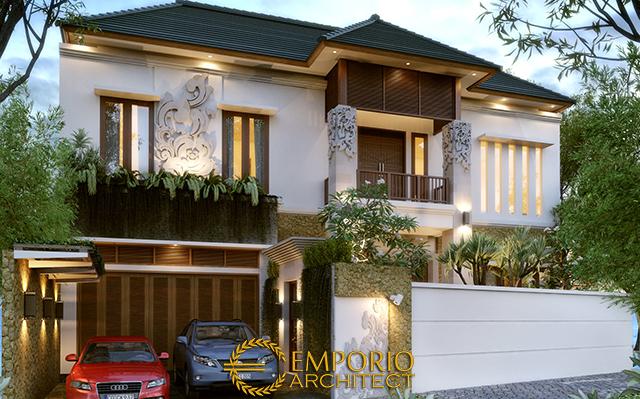 Desain Rumah Villa Bali 2 Lantai Ibu Dera di  Lumajang, Jawa Timur