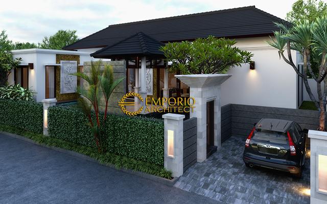 Desain Rumah Villa Bali 1 Lantai Ibu Karolina Dengen di  Batam