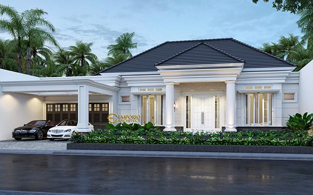 Desain Rumah Klasik 1 Lantai Bapak Alfi di  Bogor, Jawa Barat