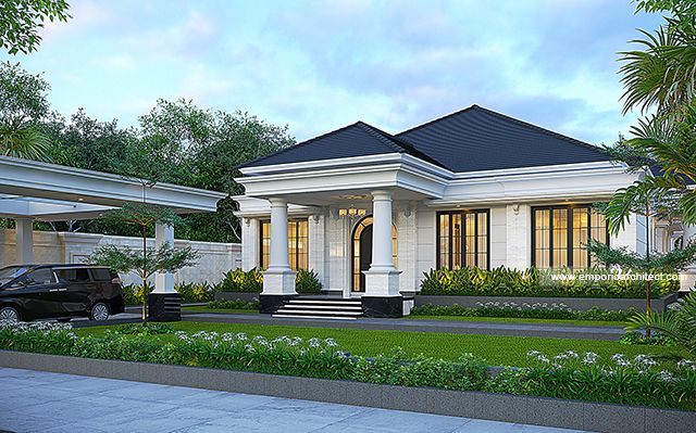 Desain Rumah Klasik 1 Lantai Bapak IKD 1821 di  Luwu Timur, Sulawesi Selatan