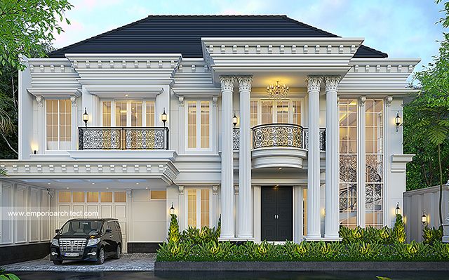 Desain Rumah Klasik 2 Lantai Bapak KTT 2073 di  Klungkung, Bali