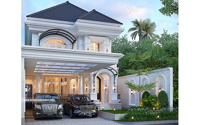 Desain Rumah Mediteran 2 Lantai Ibu DNH 1805 di  Pamekasan, Madura