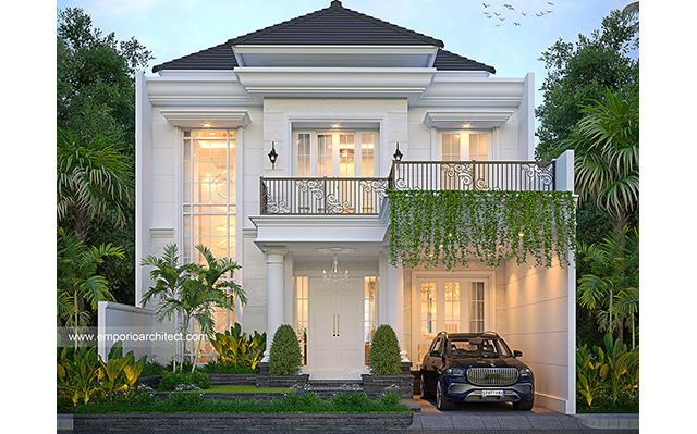 Desain Rumah Klasik 2 Lantai Ibu RN 1590 di  Madura