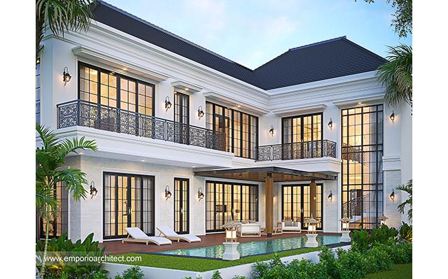 Desain Rumah Klasik 3 Lantai Bapak dr. WSN 1597 di  Denpasar, Bali