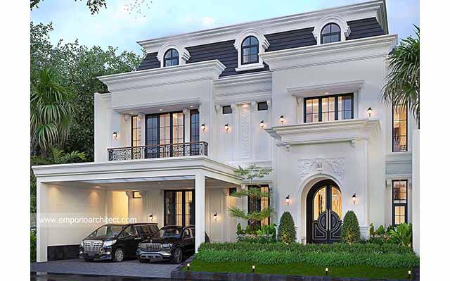 Mr. DDK Classic House 3 Floors Design - Tangerang Selatan