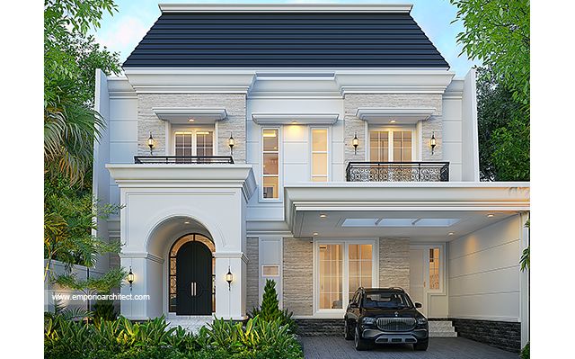 Desain Rumah Mediteran 3 Lantai Bapak DN 1838 di  Balikpapan