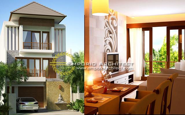 Desain Rumah Villa Bali 3 Lantai Bapak Lesmana di  Denpasar, Bali