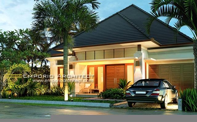 Desain Rumah Villa Bali 1 Lantai Bapak Marvin di  Balikpapan, Kalimantan Timur